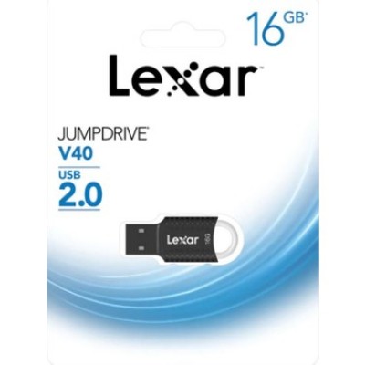 LEXAR 16 GB JumpDrive V40 LJDV40-16GAB USB 2.0 Flash Drive LEXAR 16 GB JumpDrive V40 LJDV40-16GAB USB 2.0 Flash Drive