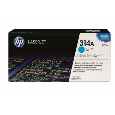 HP Q7561A (314A) Mavi Orjinal Toner - LaserJet 2700 (T4528) eski kutu hasarlı HP Q7561A (314A) Mavi Orjinal Toner - LaserJet 2700 (T4528) eski kutu hasarlı