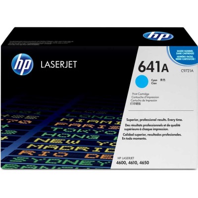 Hp 641A-C9721A Mavi Orijinal Toner eski kutu Hp 641A-C9721A Mavi Orijinal Toner eski kutu