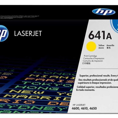 HP C9722A (641A) Sarı Orjinal Toner - LaserJet 4600 (T4935) eski kutu HP C9722A (641A) Sarı Orjinal Toner - LaserJet 4600 (T4935) eski kutu