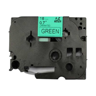 Brother P-Touch TZE-741 Muadil Yeşil Üzerine Siyah Etiket 18mm x 8m Brother P-Touch TZE-741 Muadil Yeşil Üzerine Siyah Etiket 18mm x 8m