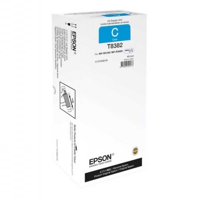 Epson C13T838240 (T8382) Cyan Orijinal Kartuş WF-R5690DTWF / WF-R5190DTW-KUTUSUZ Epson C13T838240 (T8382) Cyan Orijinal Kartuş WF-R5690DTWF / WF-R5190DTW-KUTUSUZ