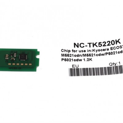 Kyocera Mita TK-5220 Toner Chip Siyah ECOSYS P5021-M5521 (1T02R90NL1)