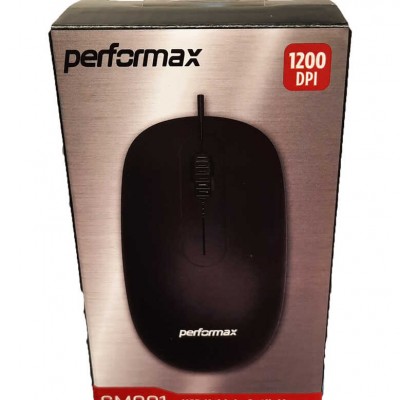 Performax SM001 Kablolu Siyah Optik Mouse