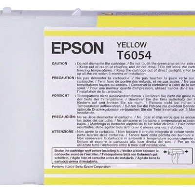 Epson (T6054) C13T605400 Sarı Orjinal Kutusuz Kartuş