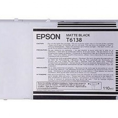Epson (T6138) C13T613800 Mat Siyah Orjinal Kutusuz Kartuş