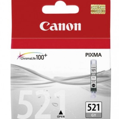 Canon CLI-521GY Gri Orjinal Kartuş