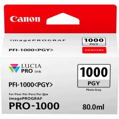 Canon PFI-1000 Orjinal Foto Gri Mürekkep Kartuş 