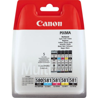 Canon PGI-580-CLI-581 Orjinal Multi Paket Mürekkep Kartuş