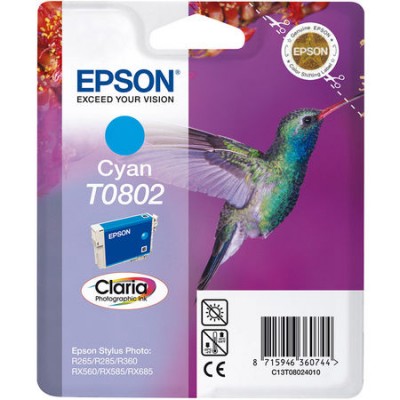 Epson (T0802) C13T08024020 Mavi Orjinal Kartuş
