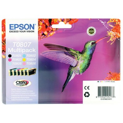 Epson (T0807) C13T08074021 Orjinal Kartuş Avantaj Paketi