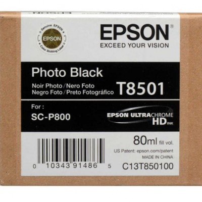 Epson T8501 Foto Siyah Orijinal Kartuş 