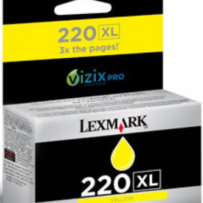 Lexmark (220XL)14L0177A Sarı Orjinal Kartuş Yüksek Kapasiteli