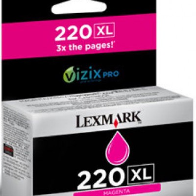 Lexmark (220XL) 14L0176A Kırmızı Orjinal Kartuş Yüksek Kapasiteli