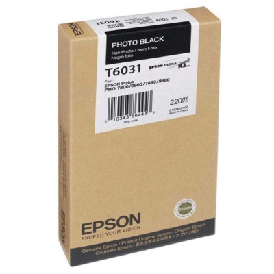 Epson T6031 C13T603100 (Photo Black) Orjinal Kartuş