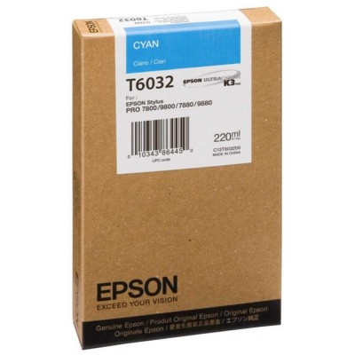 Epson T6032 C13T603200 (Cyan) Orjinal Kartuş