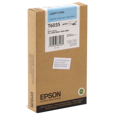 Epson T6035 C13T603500 (Light Cyan) Orjinal Kartuş