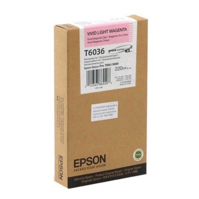 Epson T6036 C13T603600 (Vivid Light Magenta) Orjinal Kartuş
