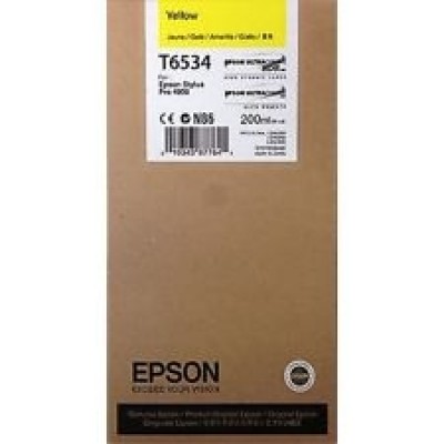Epson T6534 (C13T653400) Sarı Orjinal Kartuş - Pro 4900