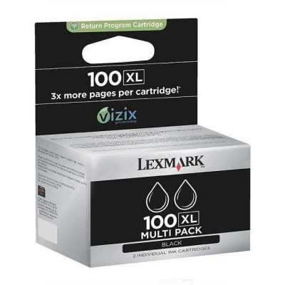 Lexmark 14N0848 (100XL) Siyah Orjinal Multi Paket Kartuş
