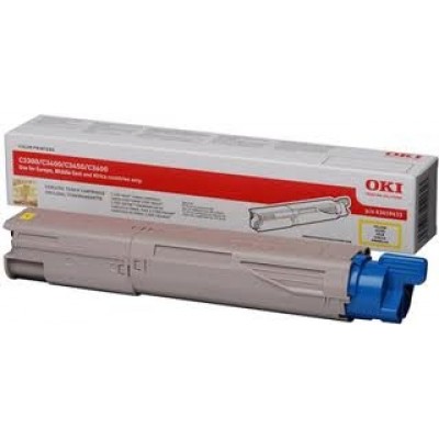 OKI 43459333 Sarı Orjinal Toner - C3300 / C3400