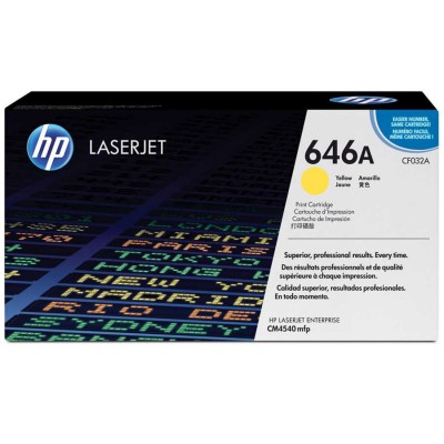 Hp CF032A (646A) Sarı Orjinal Toner eski kutu