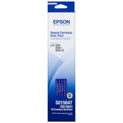 Epson (LX-350/LX-350/8750) C13S015647 Orjinal Şerit 2Li