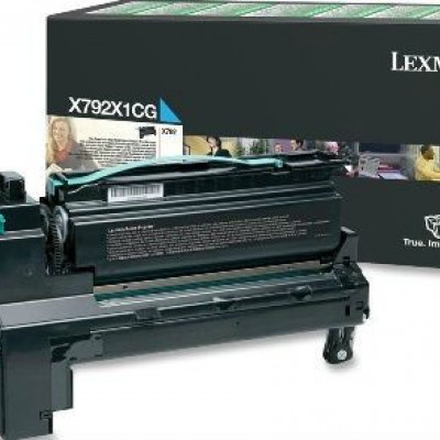 Lexmark X792X1CG Mavi Orjinal Toner