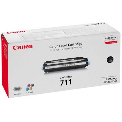 Canon CRG-711BK Kutusu Hasarlı Siyah Orjinal Toner 