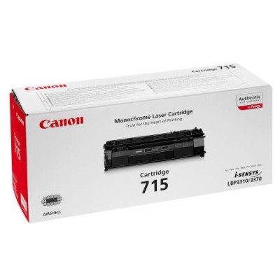 Canon CRG-715 Kutusu Hasarlı Siyah Orjinal Toner