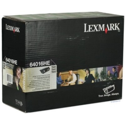 Lexmark 64016HE Kutusu Hasarlı Siyah Orjinal Toner 