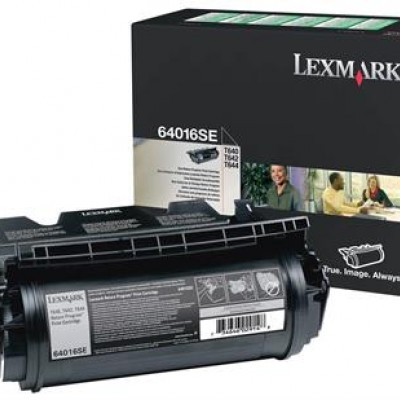 Lexmark 64016SE Kutu Hasarlı Siyah Orjinal Toner
