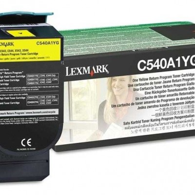 Lexmark C540A1YG Sarı Orjinal Toner