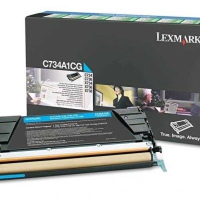 Lexmark C734A1CG Mavi Orjinal Toner
