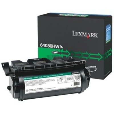 Lexmark 64080HW Kutusu Hasarlı Siyah Orjinal Toner 