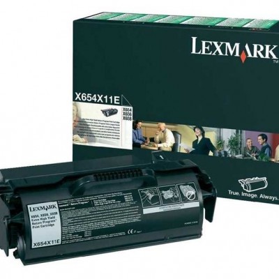 Lexmark X654X11E Siyah Orjinal Toner 