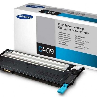 Samsung CLT-C409S Kutusu Hasarlı Mavi Orjinal Toner 