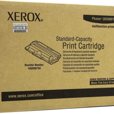 Xerox Phaser 3635MFP Standart Kapasite Siyah Orjinal Toner