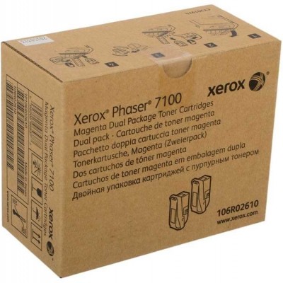 Xerox Phaser 7100 - (106R02610) Kırmızı Orjinal Toner 2Li Paket