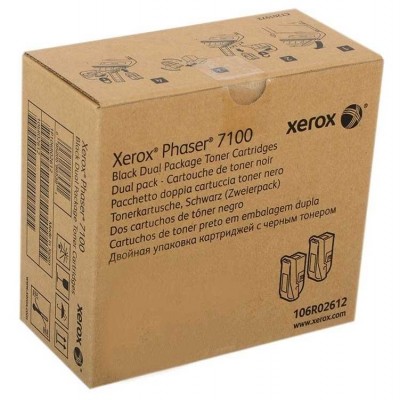 Xerox Phaser 7100 - (106R02612) Siyah Orjinal Toner 2Li Paket
