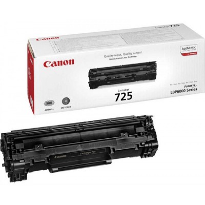 Canon CRG-725 Siyah Orjinal Kutusu Hasarlı Toner