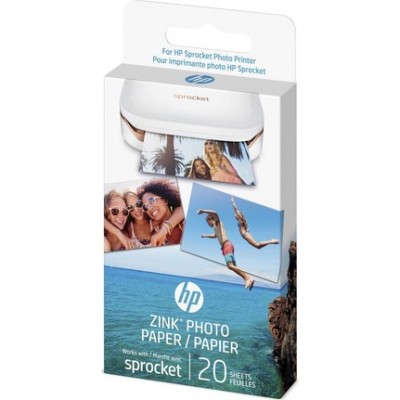 Hp W4Z13A ZINK® Orijinal Arkası Yapışkanlı Fotoğraf Kağıdı 20 Yaprak 5x7,6cm 2x3inç
