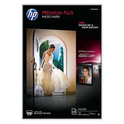 Hp CR675A Orijinal Premium Plus Parlak Fotoğraf Kağıdı, 20 Yaprak/A3/297 x 420 mm