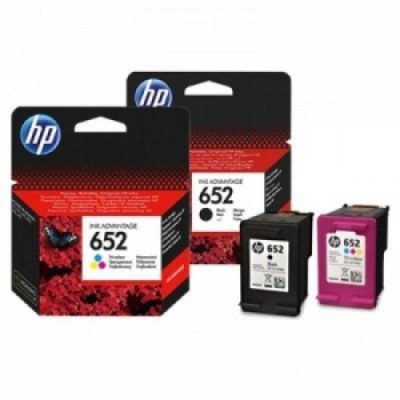 HP 652 F6V24A / F6V25A Orjinal Siyah ve Renkli Avantaj Paket Kartuş
