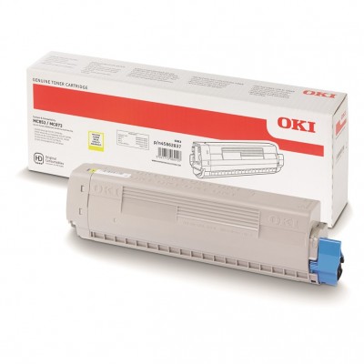 OKI 45862837 SARI TONER / MC853 / MC873/ MC883 7.300 SAYFA