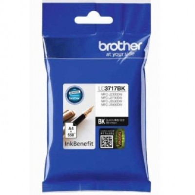 Brother LC3717BK Siyah Orjinal Kartuş
