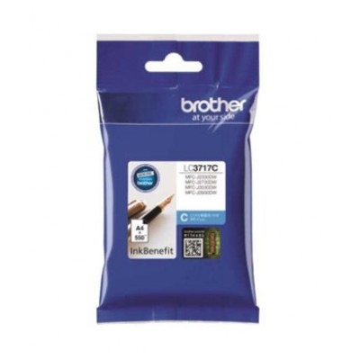 Brother LC3717C Mavi Orjinal Kartuş