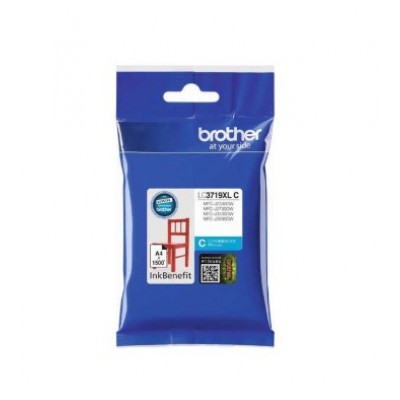 Brother LC3719XLC Mavi Orjinal Kartuş