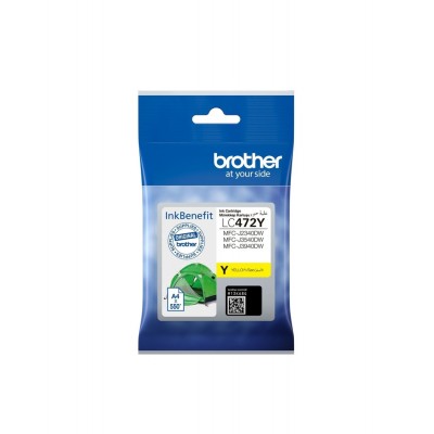 Brother LC472Y Sarı Orjinal Kartuş - MFC-J2340DW / J3540DW