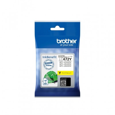 Brother LC472Y Sarı Orjinal Kartuş - MFC-J2340DW / J3540DW